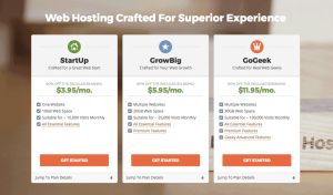 Siteground Hosting Plans